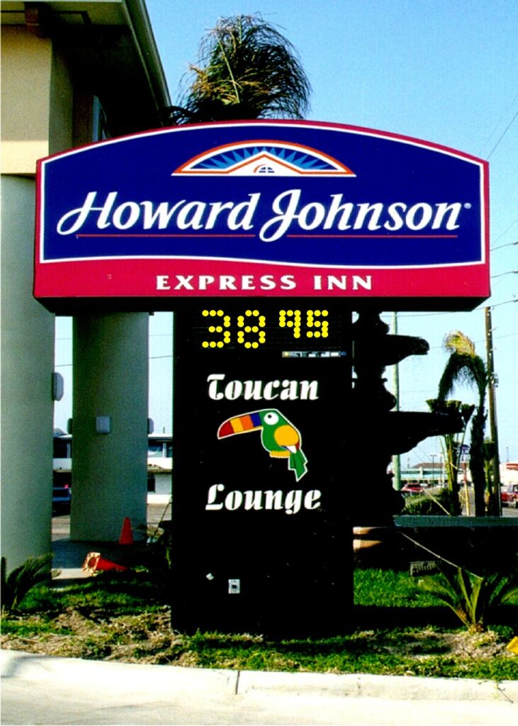 howard johnson hotel sign