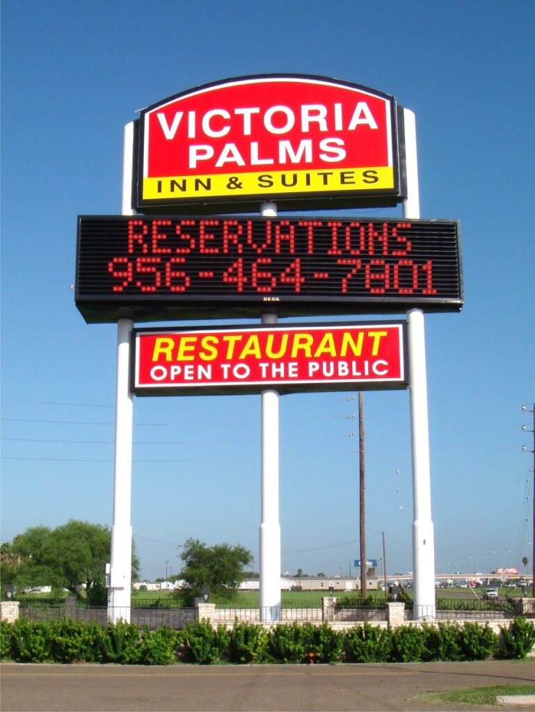 victoria palms hotel sign