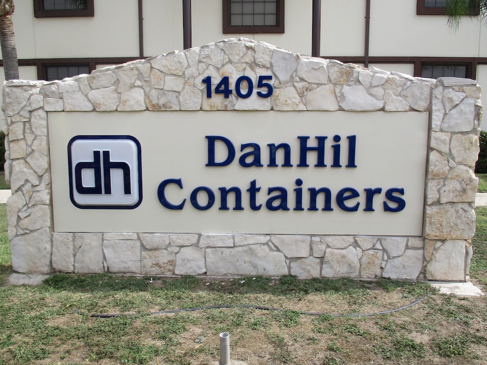 danhil containers plastic letter sign