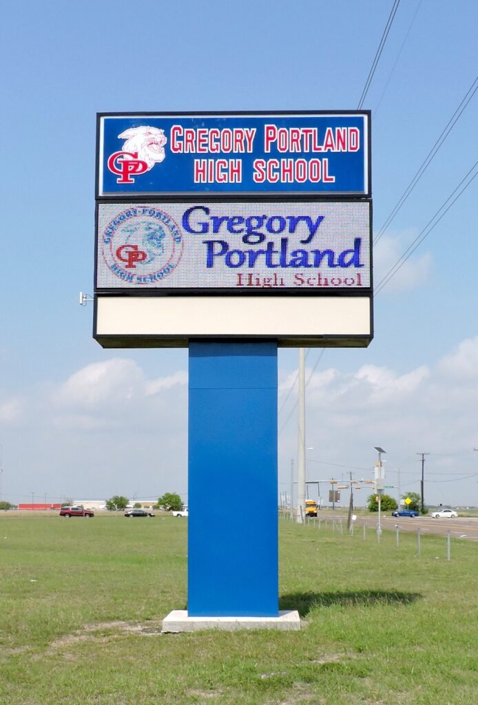 gregory portland high school pylon color video
