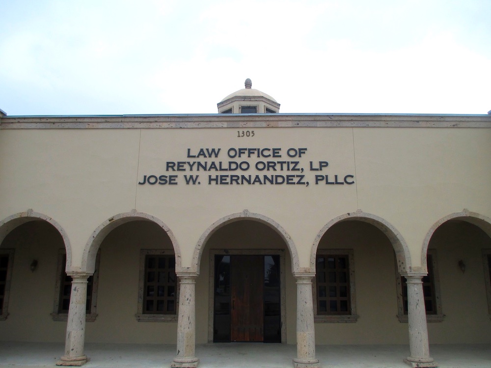 law office reynaldo ortiz sign