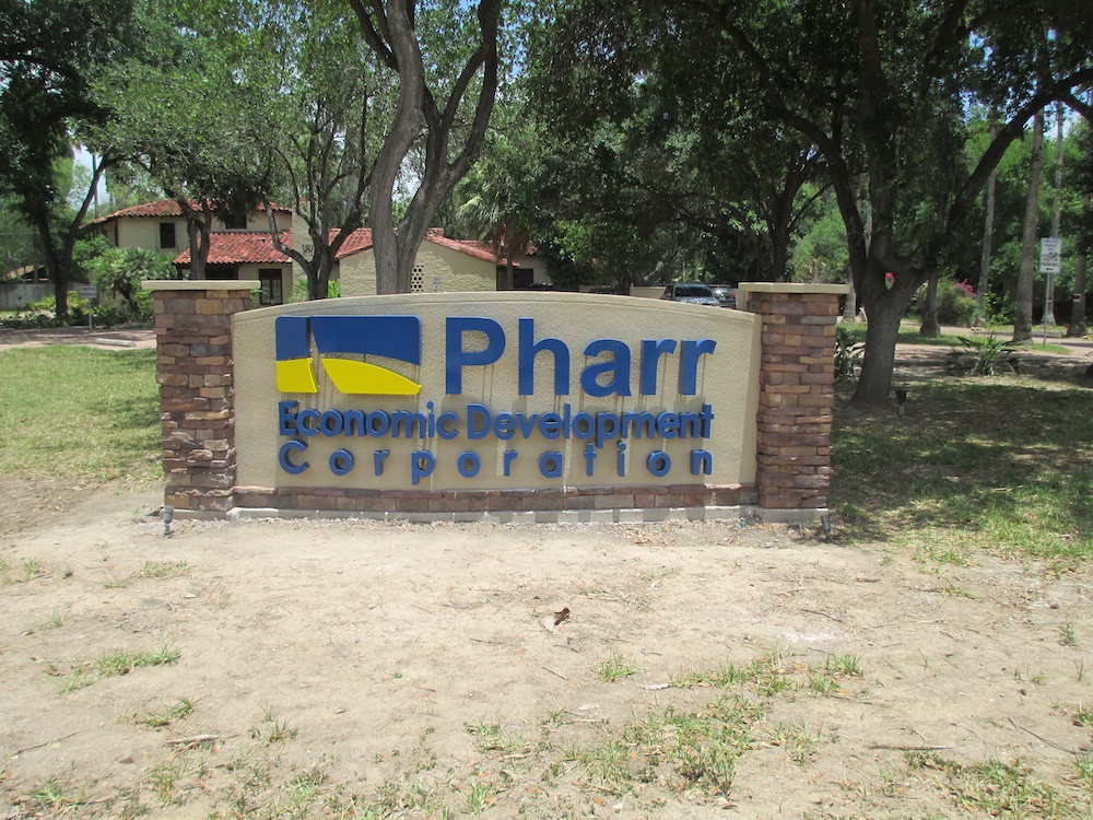 pharr economic development corporation sign
