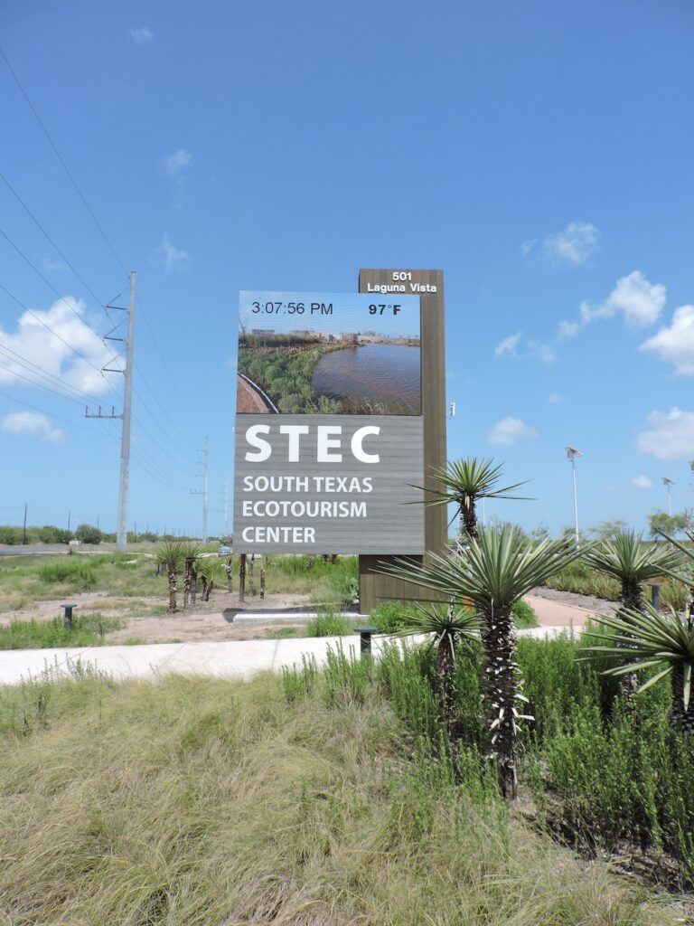 south texas ecotourism center pylon sign
